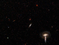 Background group of galaxies