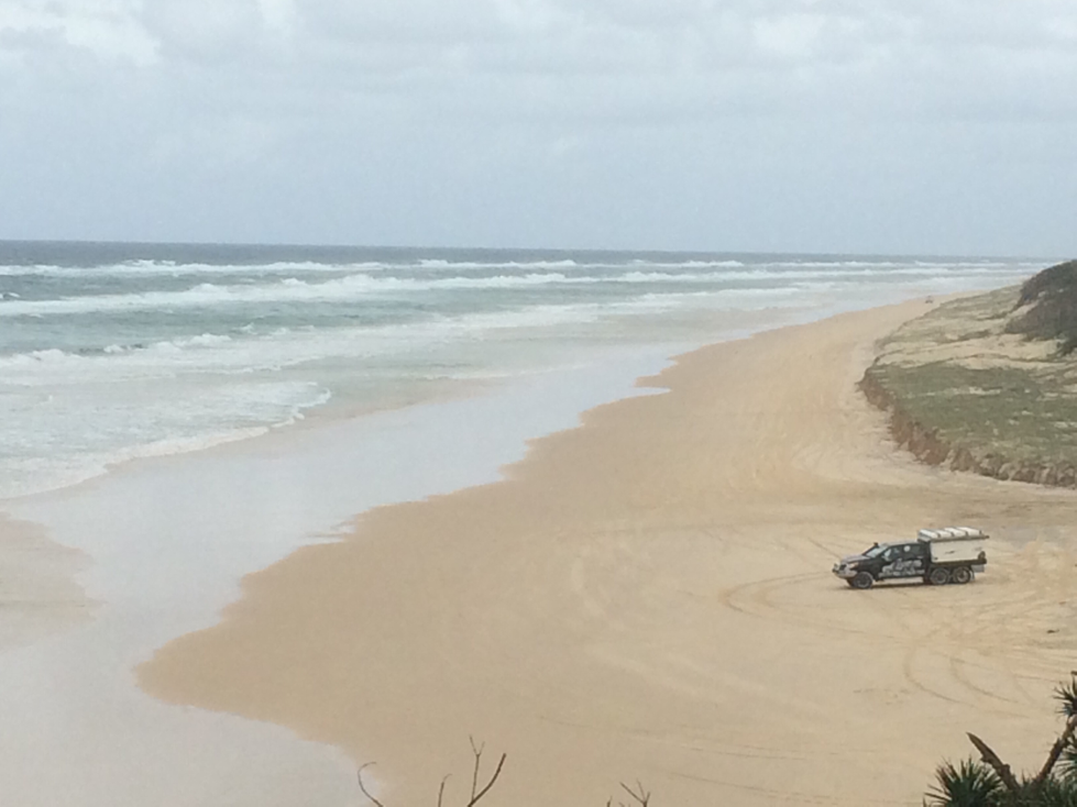 The view from Indian Head, Fraser Island. 