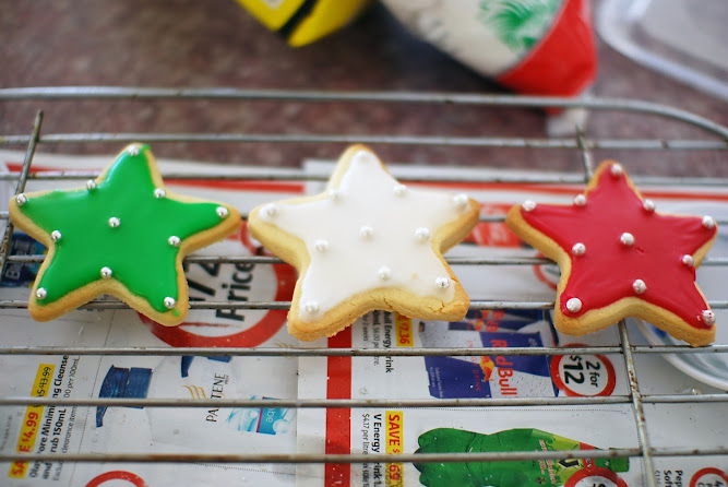 Christmas Cooking Recipe Dessert Star Biscuits Cookies