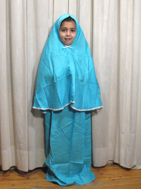 1. Islamic Abaya Style Cut Child Prayer Dress