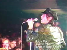 Iggy with his cool hat in SF 1981...from the video