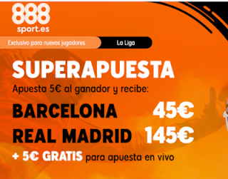 888sport superapuesta clasico liga Barcelona vs Real Madrid 18 diciembre 2019