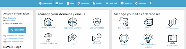 freehostia cpanel