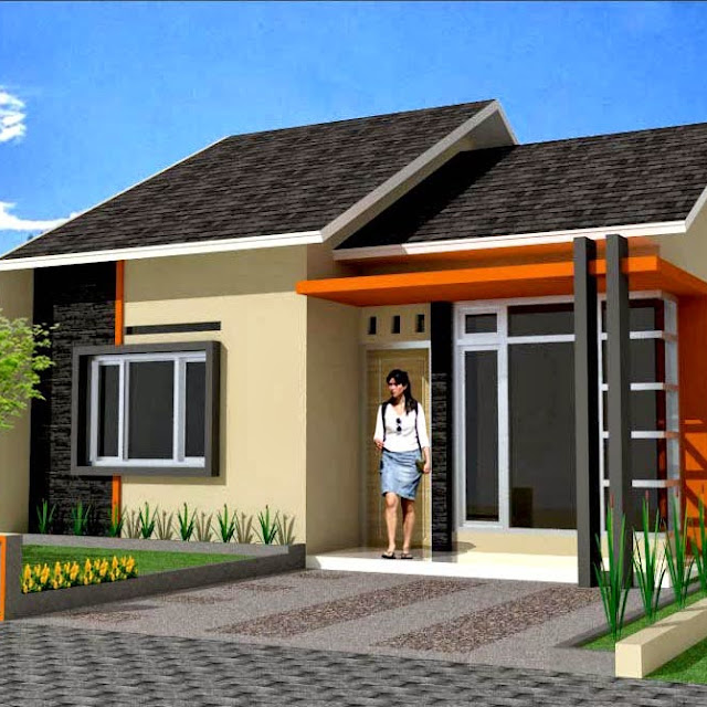 Gambar model rumah minimalis type 45 Populer  