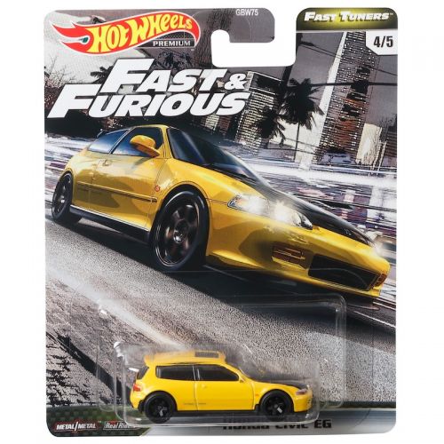 HOT WHEELS THE FAST AND THE FURIOUS PREMIUM COLLECTORS HONDA CIVIC EG VEHICLE