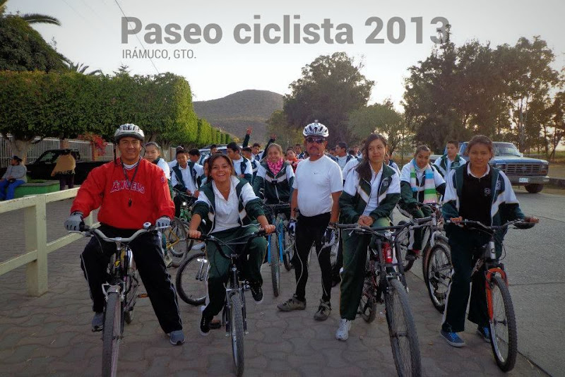 Paseo ciclista 2013 en Irámuco, Guanajuato