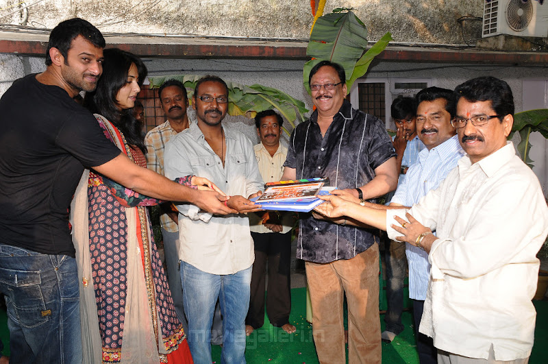 Prabhas Rebel Movie Opening Stills Anushka Rebel Movie Launch Photo Gallery cinema gallery