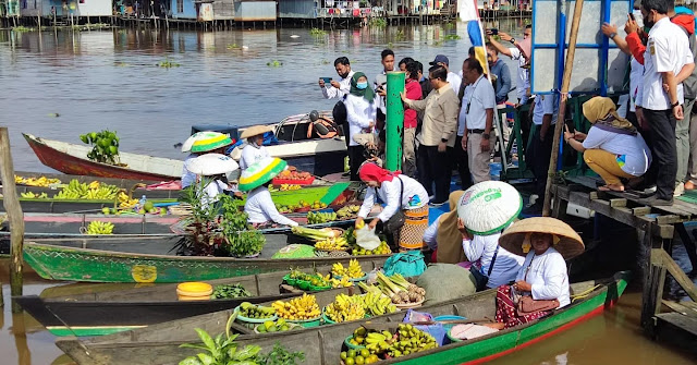 Ibnu Sina Resmikan Dermaga Terapung Desa Wisata Kampung Hijau di Sungai Bilu
