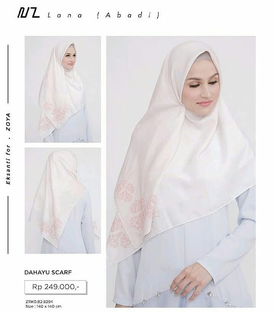 eksanti for zoya, zoya 2018, scarf zoya 2018, scarf edisi lebaran, scarf zoya terbaru 2018, katalog zoya 2018