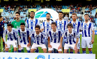 REAL SOCIEDAD DE FÚTBOL DE SAN SEBASTIÁN - San Sebastián, Guipúzcoa, España - Temporada 2015-16 - Oier, Jonathas, De la Bella, Diego Reyes, Zurutuza e Íñigo Martínez; Rubén Pardo, Carlos Vela, Markel Bergara, Oyarzabal y Aritz Elustondo - REAL SOCIEDAD 1 (Carlos Vela) GETAFE C. F. 2 (Sarabia, Álvaro Vázquez) - 21/04/2016 - Liga de 1ª División, jornada 34 - San Sebastián, estadio de Anoeta