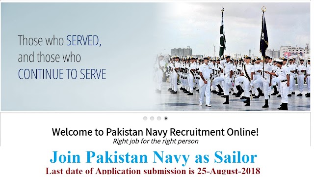 Join Pakistan Navy as Sailor