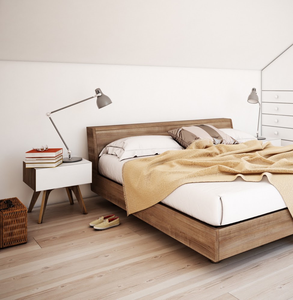 wood-and-white-bedroom-design