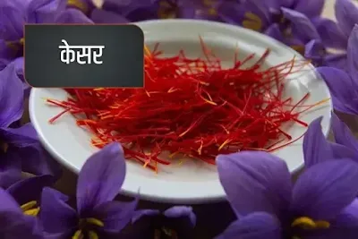 saffron- expensive spice name in Hindi