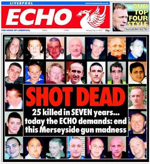 Capa de 14 de maio de 2012 do jornal Liverpool Echo
