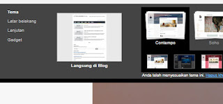 Cara Mengganti atau Memasang Template blog di Blogspot