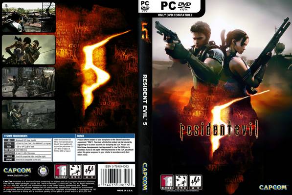 تحميل لعبة Resident Evil5 PC Game للكمبيوتر من ماي ايجي