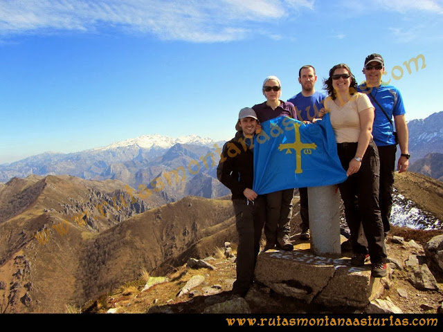 Ruta Pico Vízcares: Foto de cima en el Vízcares