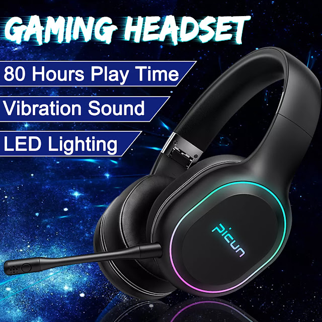 Edifier P80S bluetooth 4.1 Gaming Headset LED Lighting Noise Cancelling Wireless Headphone With Mic