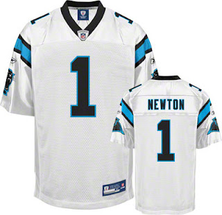 Cam Newton Carolina Panthers White Jersey