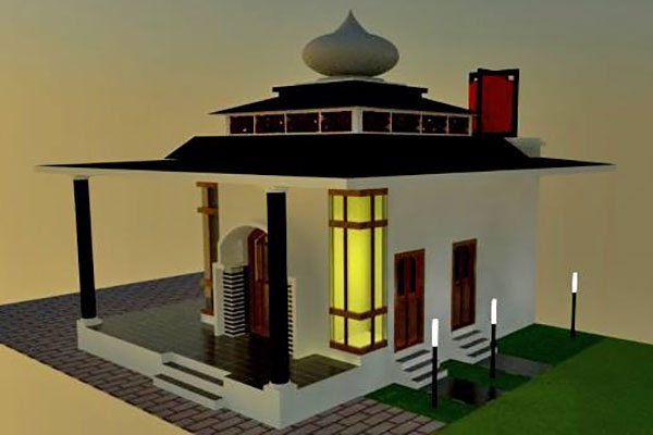  Desain  Mushola  Minimalis Rumah Sae