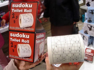 sudoku toilet paper