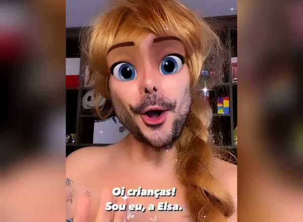 Polícia investiga vídeos em que influencer vestido de personagem infantil, estimularia crianças a ‘adoração satânica’