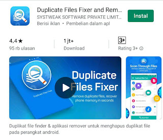 Cara Cek dan Hapus File Duplikasi Di Android dengan Duplicate File Fixer