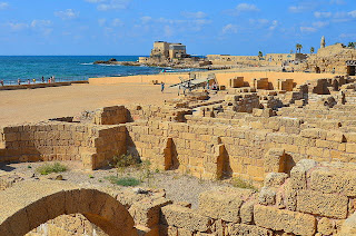 roman ruins casarea national park israel