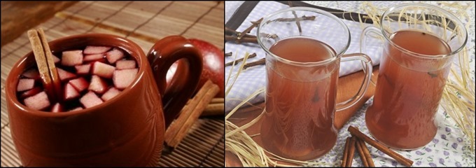vinho quente e quentão