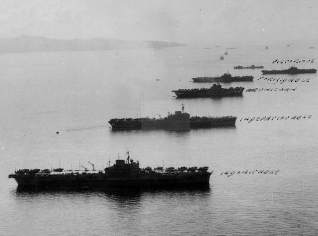 Aircraft carriers of the British Pacific Fleet during World War II worldwartwo.filminspector.com