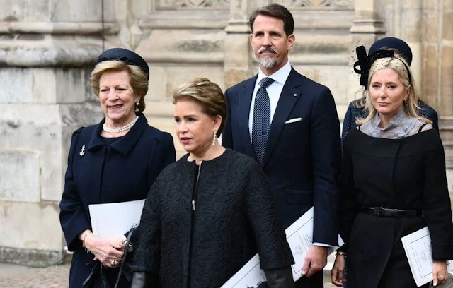 Grand Duchess Maria Teresa, Queen Anne-Marie, Crown Prince Pavlos and Crown Princess Marie-Chantal