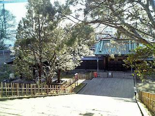 view from the hill in yushima seido