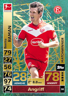 Match Attax Bundesliga 2018-2019 Fortuna Düsseldorf