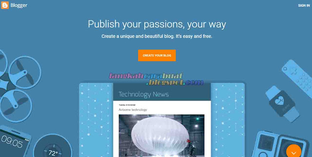 Bagaimana Cara Membuat Blog Baru dan Gratis Di Blogger Terbaru