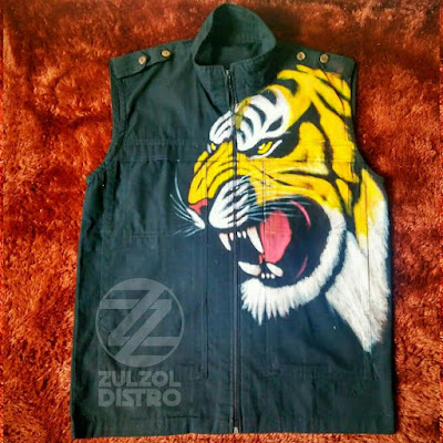 Rompi outdoor Lukis Harimau