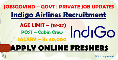 Indigo Airlines Recruitment 2022