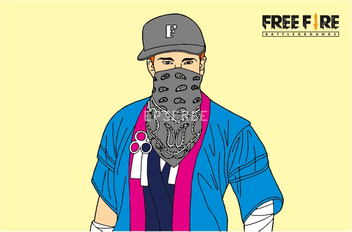 Hip Hop Free Fire Character Vector Free Download