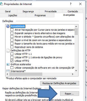 repor internet explorer