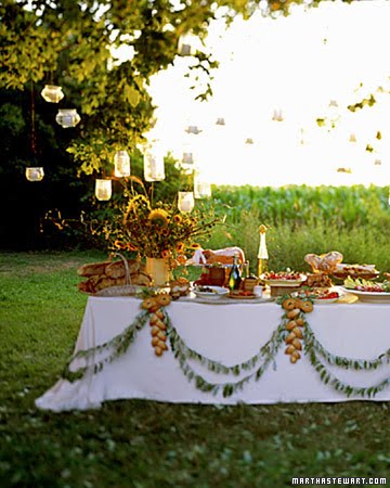 A sumptuous Italian buffet sets the tone for a reception in the country