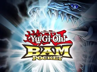 Screenshots of the Yu-Gi-Oh! Bam Pocket for Android tablet, phone.