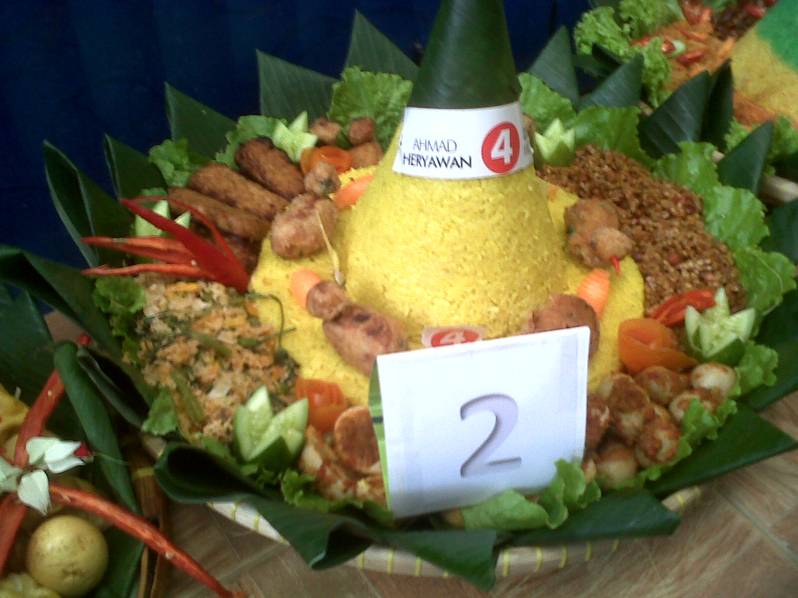 kreasi titi Lomba Tumpeng