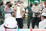 Tinjau Bangkalan Bersama Panglima TNI, Kapolri Paparkan Langkah Selamatkan Warga dari Risiko Covid-19