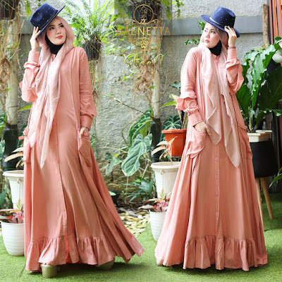Busana Muslim Terbaru Shean dress by Baenetta