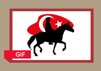 Atatürk ve Bayrak Gifi