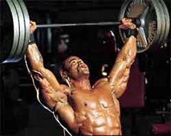 barbell press