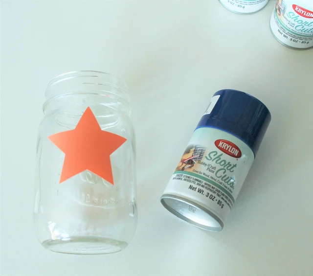 how to paint glass jars