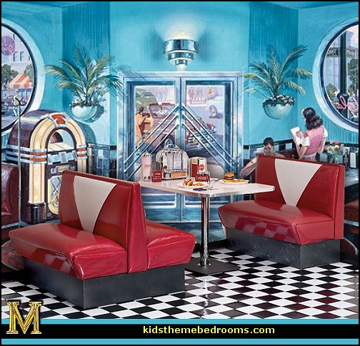 Decorating theme bedrooms Maries Manor Retro 