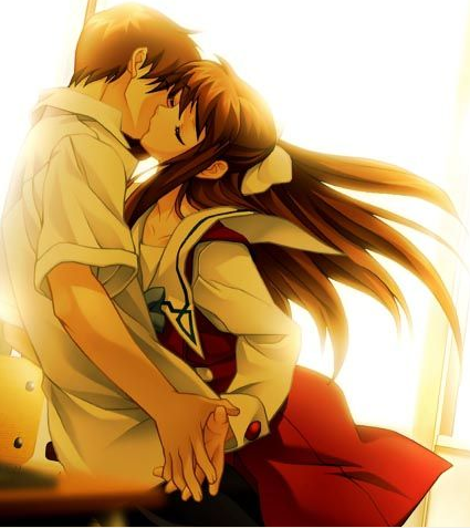 anime love story. anime love. anime love kiss