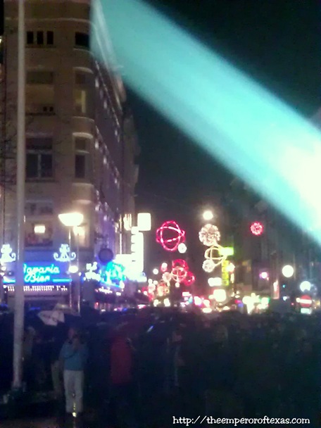 Dam Square. Direction China Town and end tourist Red Light District. 20 minutes to THE GREGORIAN NEW YEAR 2013