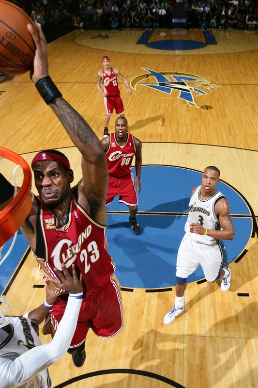 antawn jamison images. Lebron+james+dunk+2010